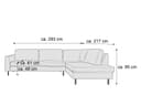 Ecksofa Kaitlynn V | Braun 3