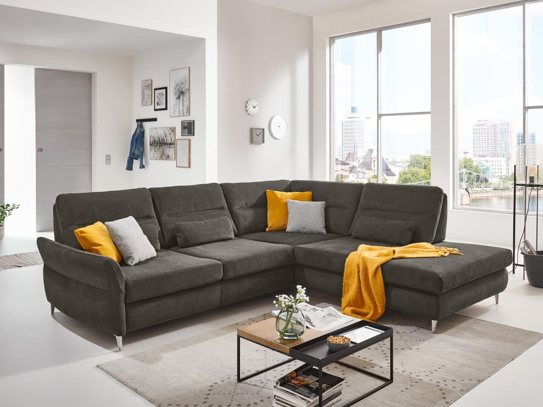 Ecksofa Monno II | Braun