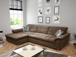 Ecksofa Drenchia | Braun
