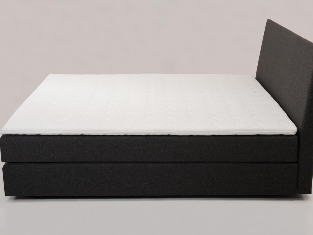 Boxspringbett Kuffiano | Grau