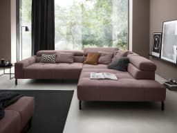 Ecksofa Chellini | Rosa