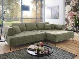 Ecksofa India | Grün