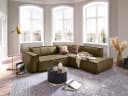 Ecksofa Croviana | Grün