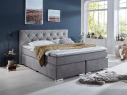 Boxspringbett Solmount | Grau