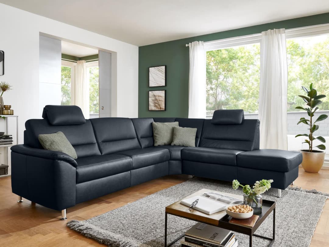 Ecksofa Provesano | Blau