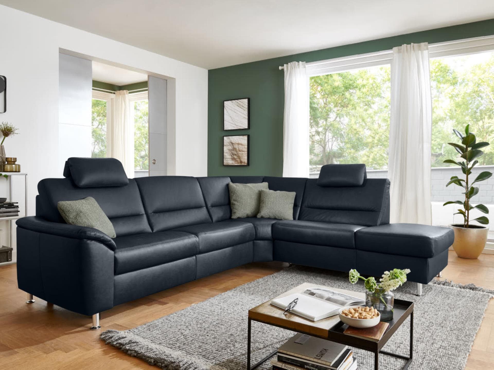 Ecksofa Provesano | Blau