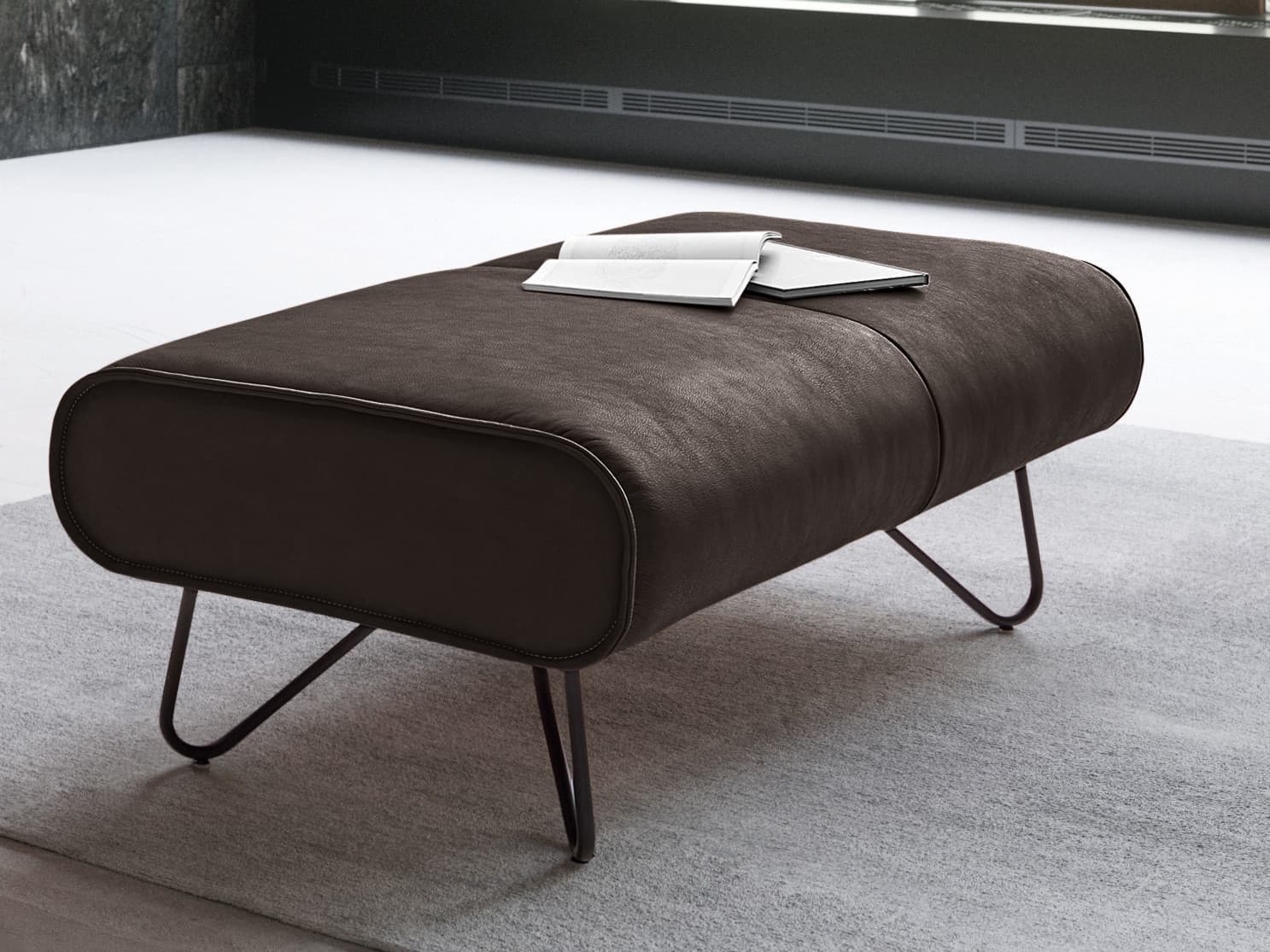 Koinor Polsterhocker Gismo II | Braun