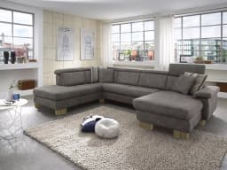 Wohnlandschaft Pomezia VI | Grau