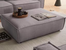 Polsterhocker Croviana VIII | Grau