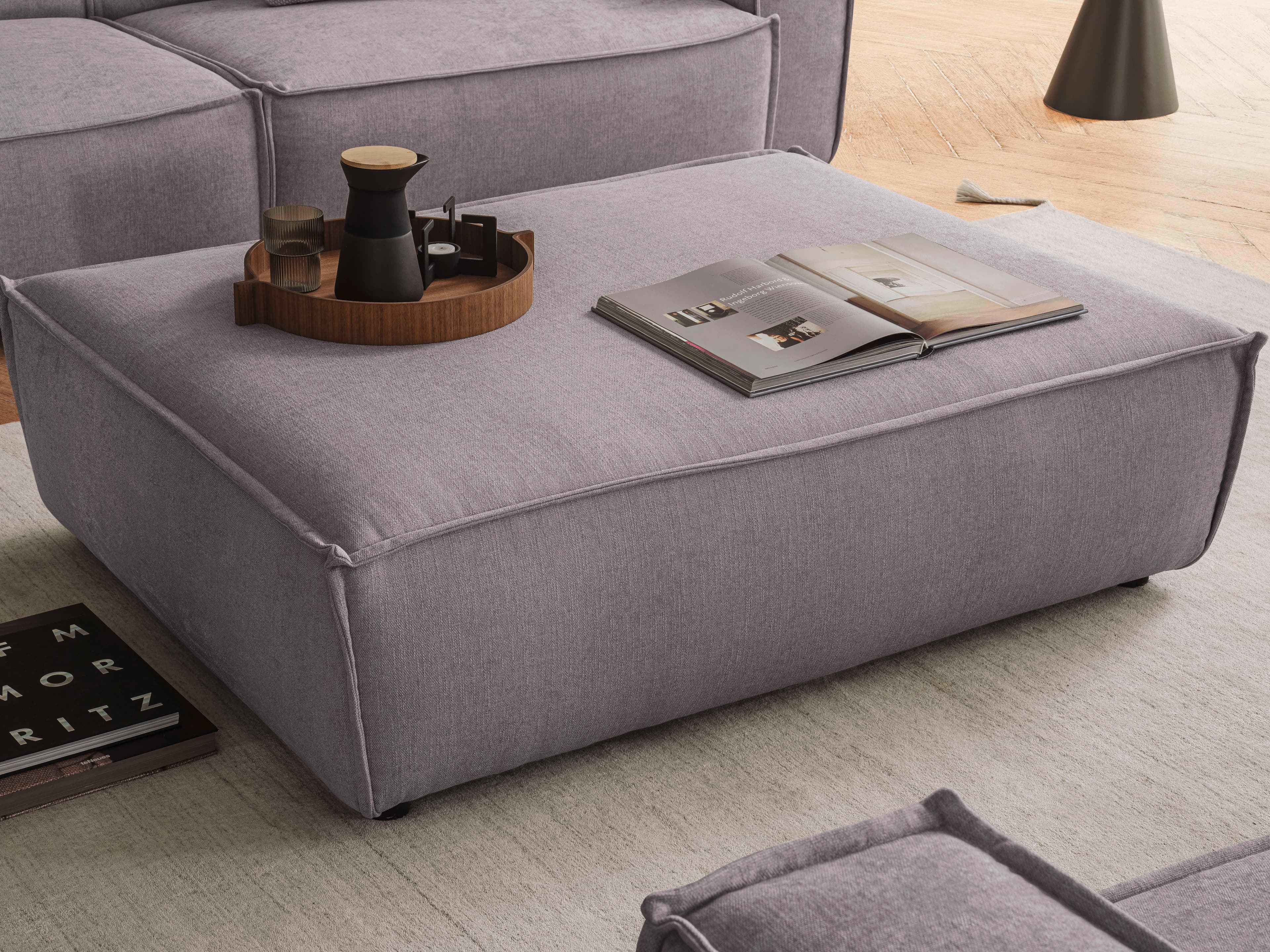 Polsterhocker Croviana VIII | Grau