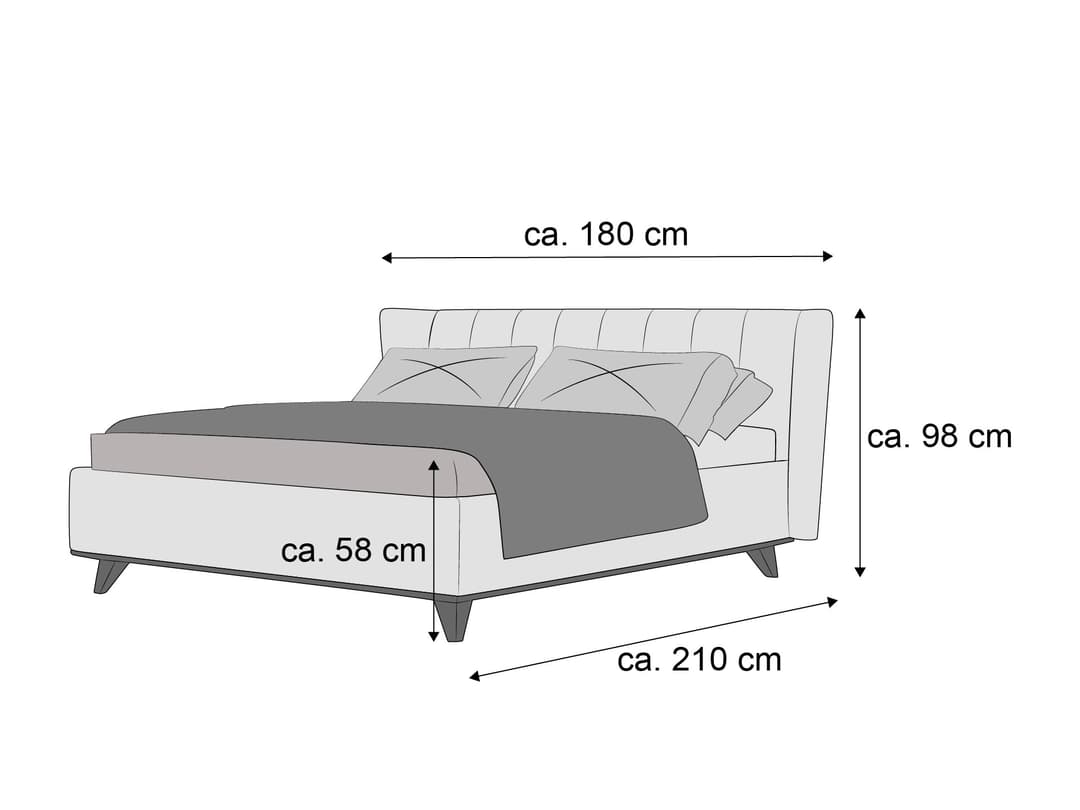 Boxbett Cima II | Grau