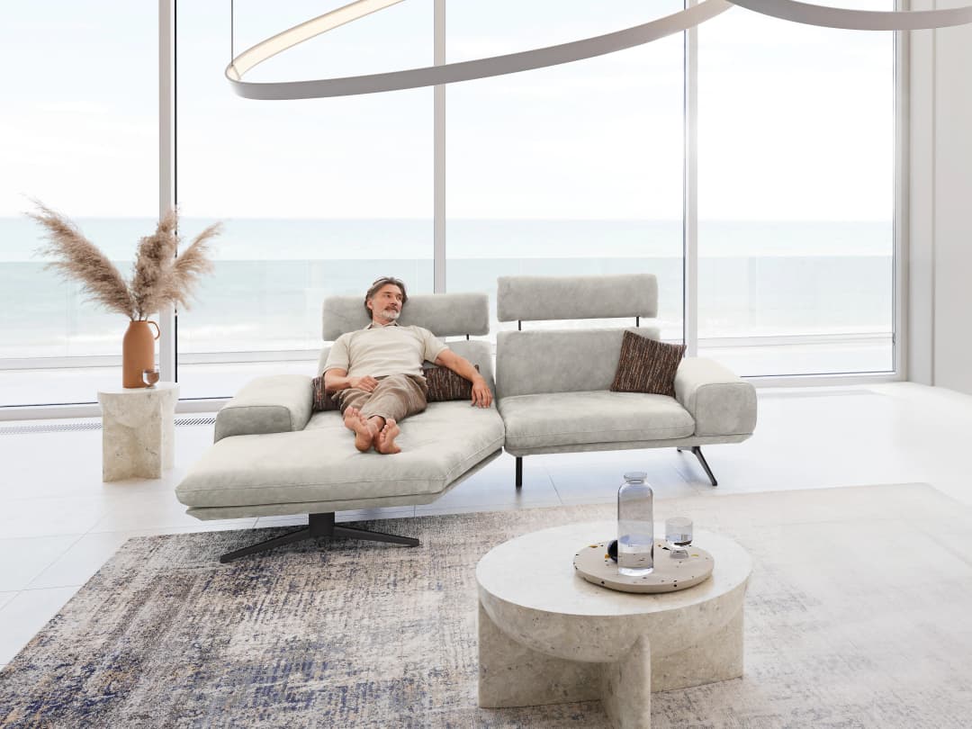 Ecksofa Elements VI | Weiß