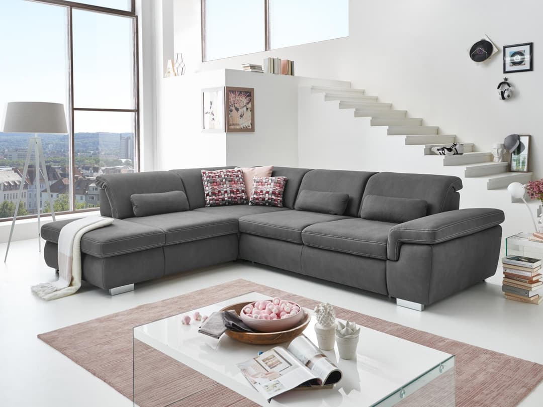 Ecksofa Montello | Grau
