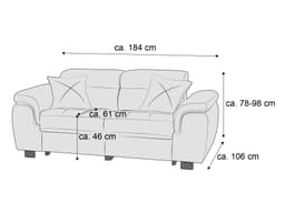 Einzelsofa Meka II | Braun