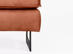 Polsterhocker Kellan III | Braun