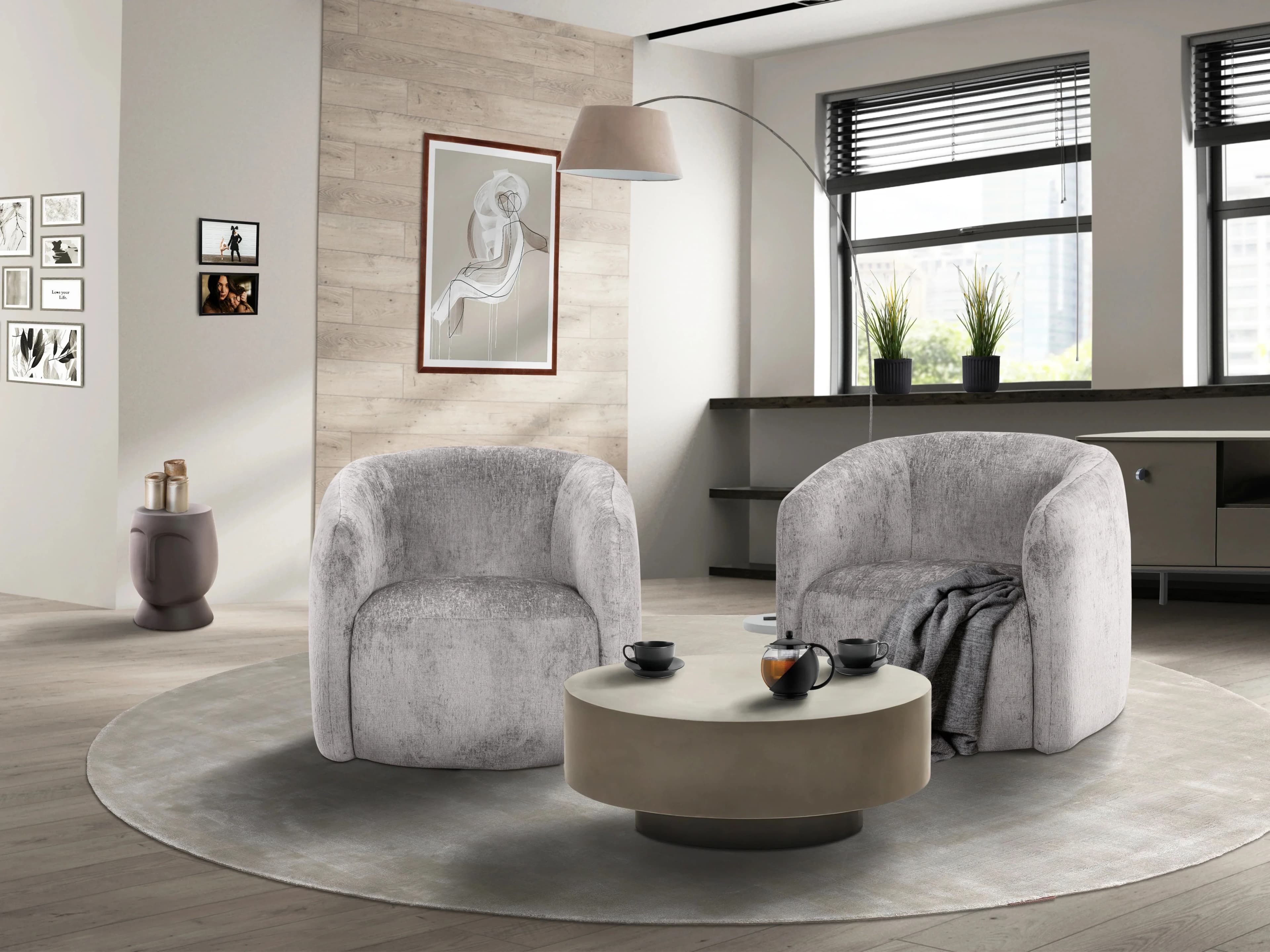Sessel Maeve | Grau