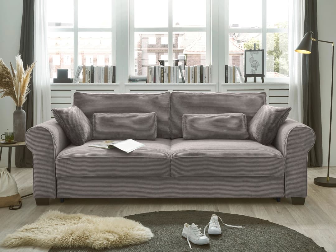 Schlafsofa Berny II | Grau