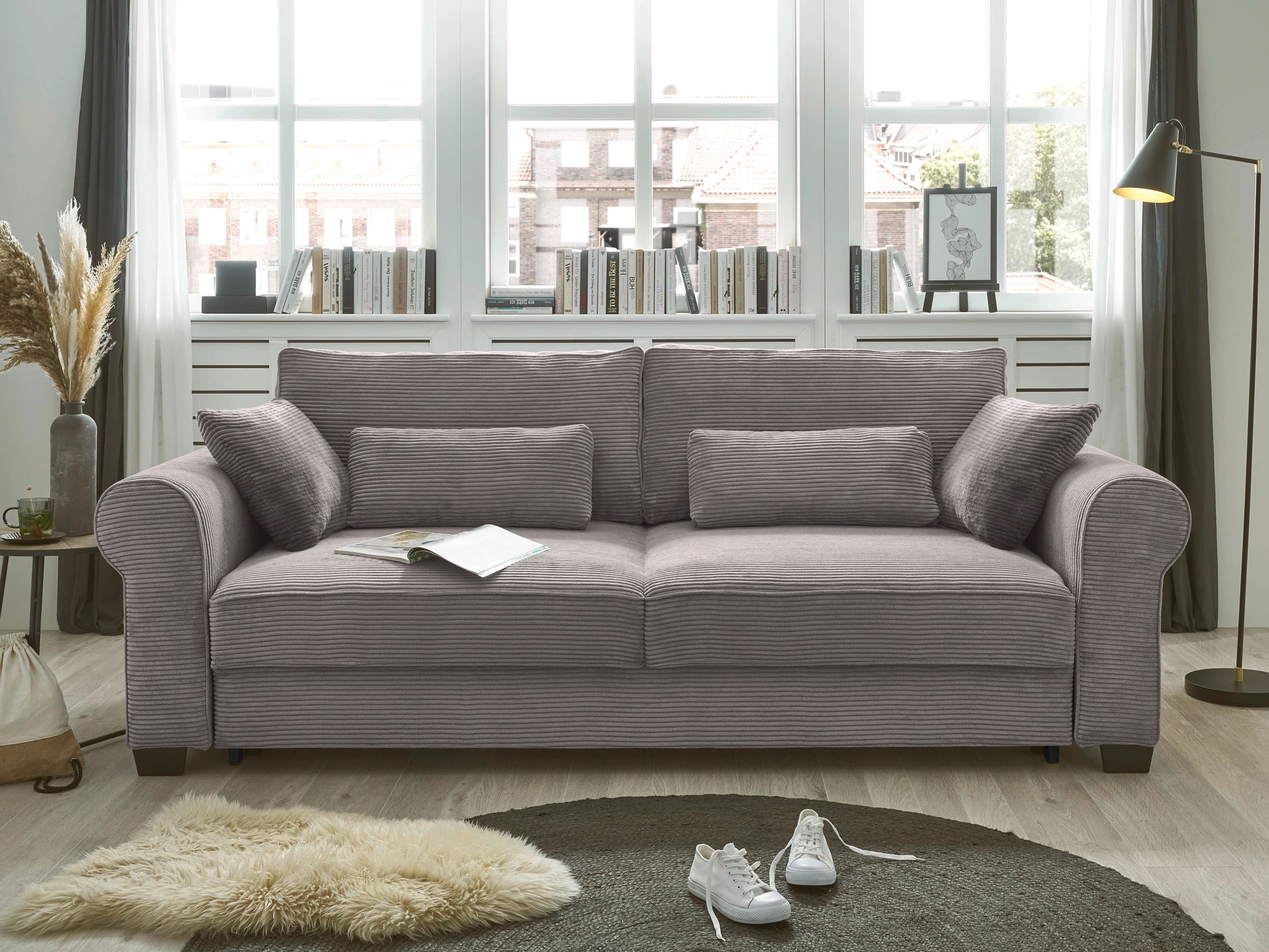 Schlafsofa Berny II | Grau