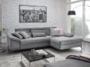 Ecksofa Supra | Grau