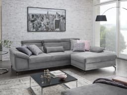 Ecksofa Supra | Grau