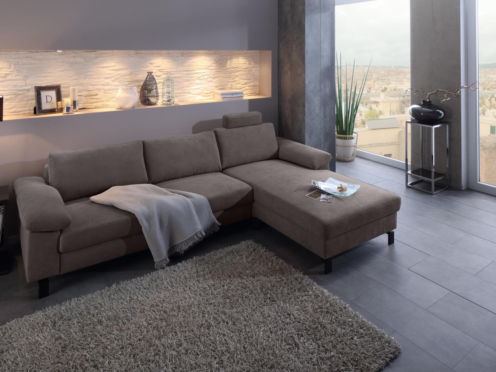 Ecksofa Cabianca IX | Braun