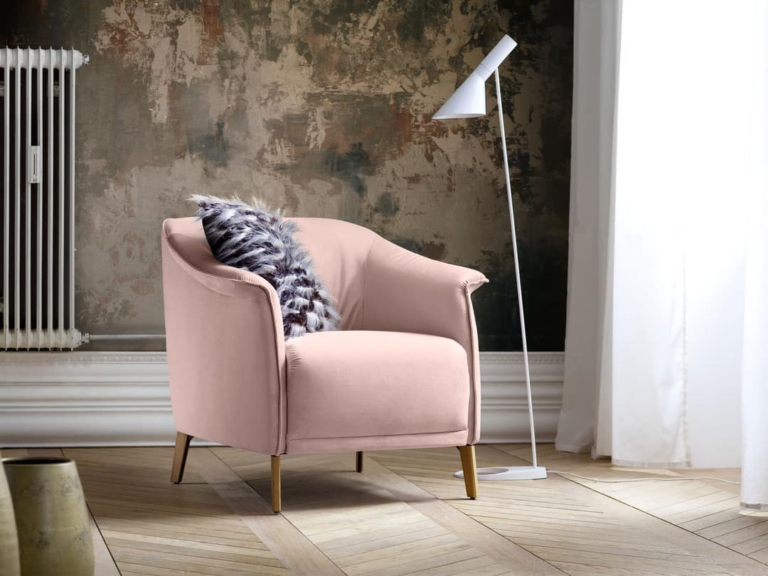 Polstersessel Corzano II | Rosa