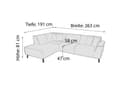 Ecksofa Daro | Braun 4