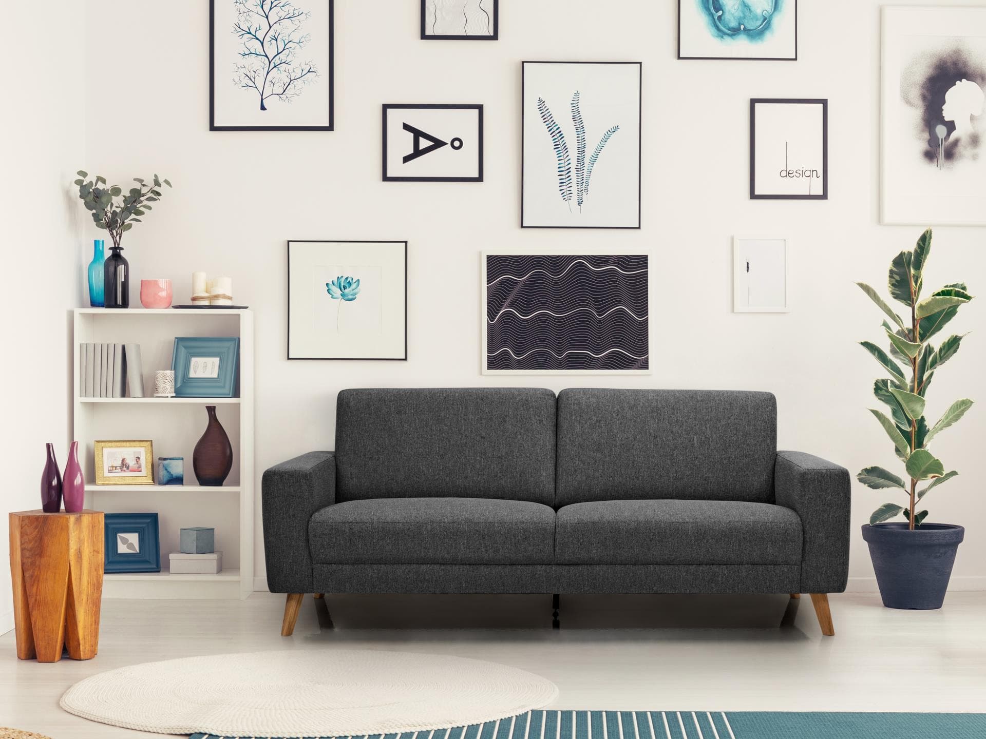 Einzelsofa Kamino V | Grau