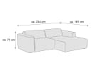 Ecksofa Kaja | Grau 4