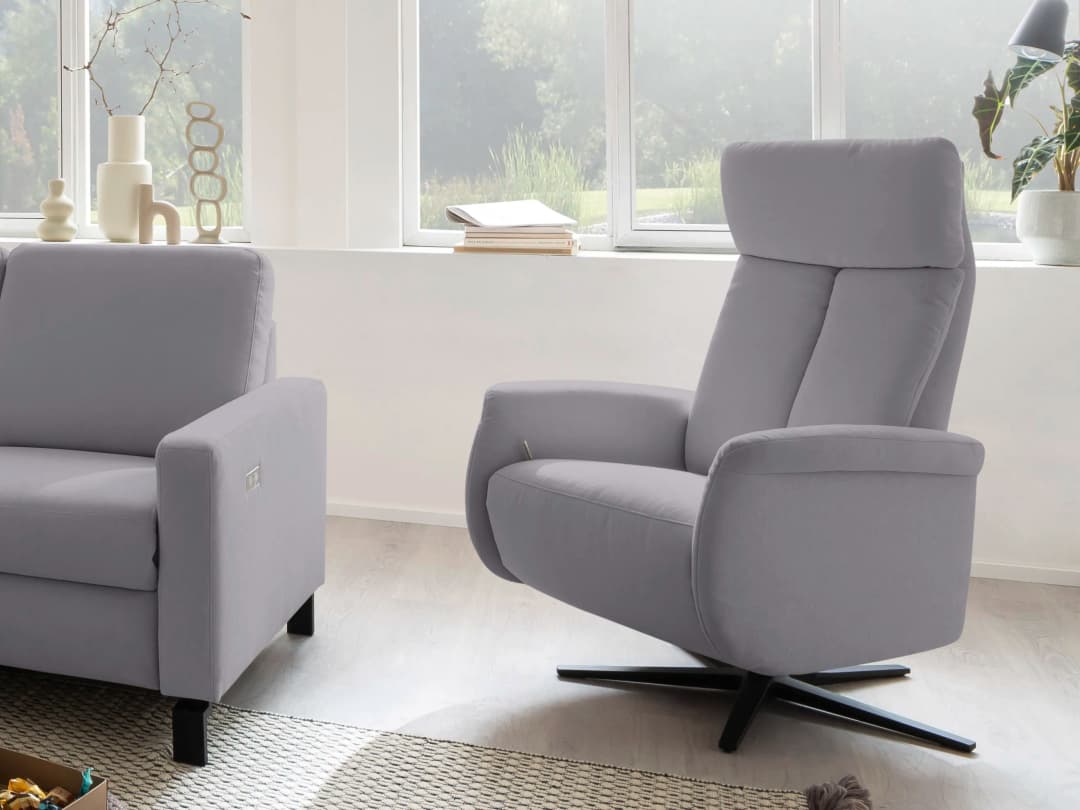 Relaxsessel Chester II | Grau