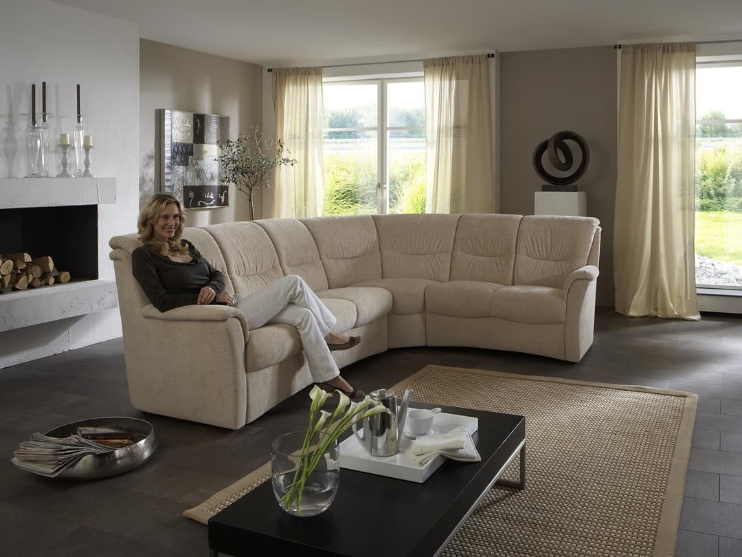 Ecksofa Garpiano | Beige