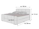 Boxbett Belucha | Grau 2