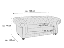 Einzelsofa Mandy II | Grau 3