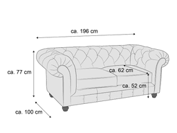 Einzelsofa Mandy II | Grau