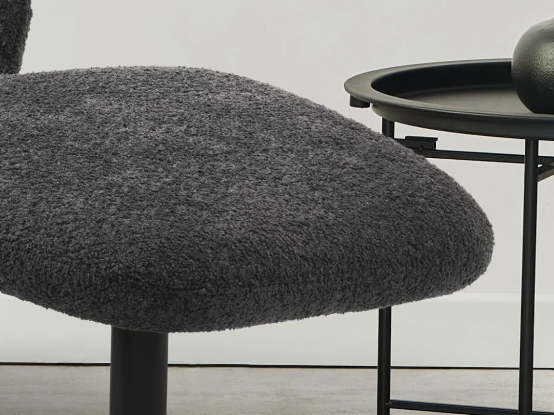 Polsterhocker Kiago II | Grau