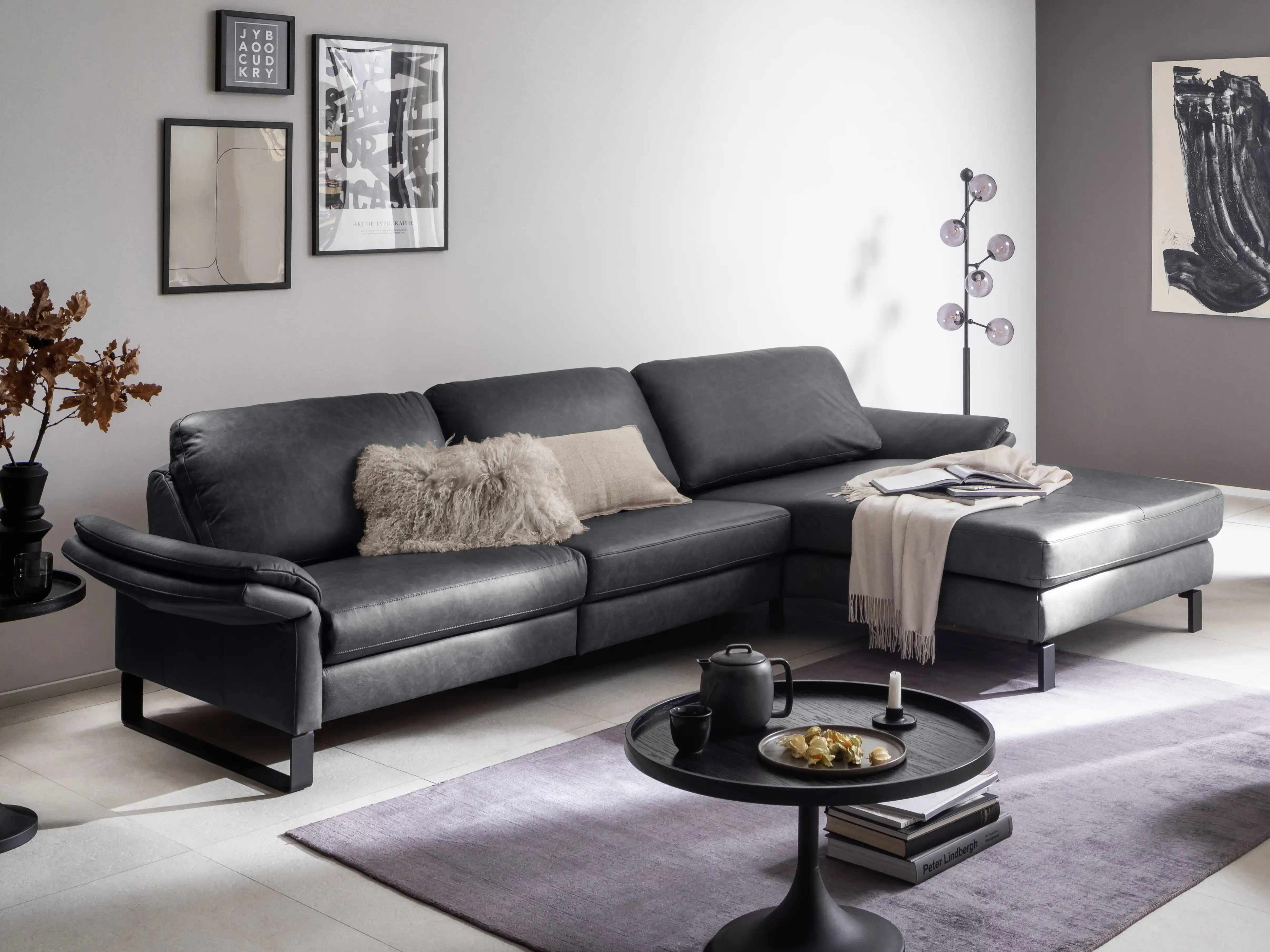 Ecksofa Cherry II | Blau
