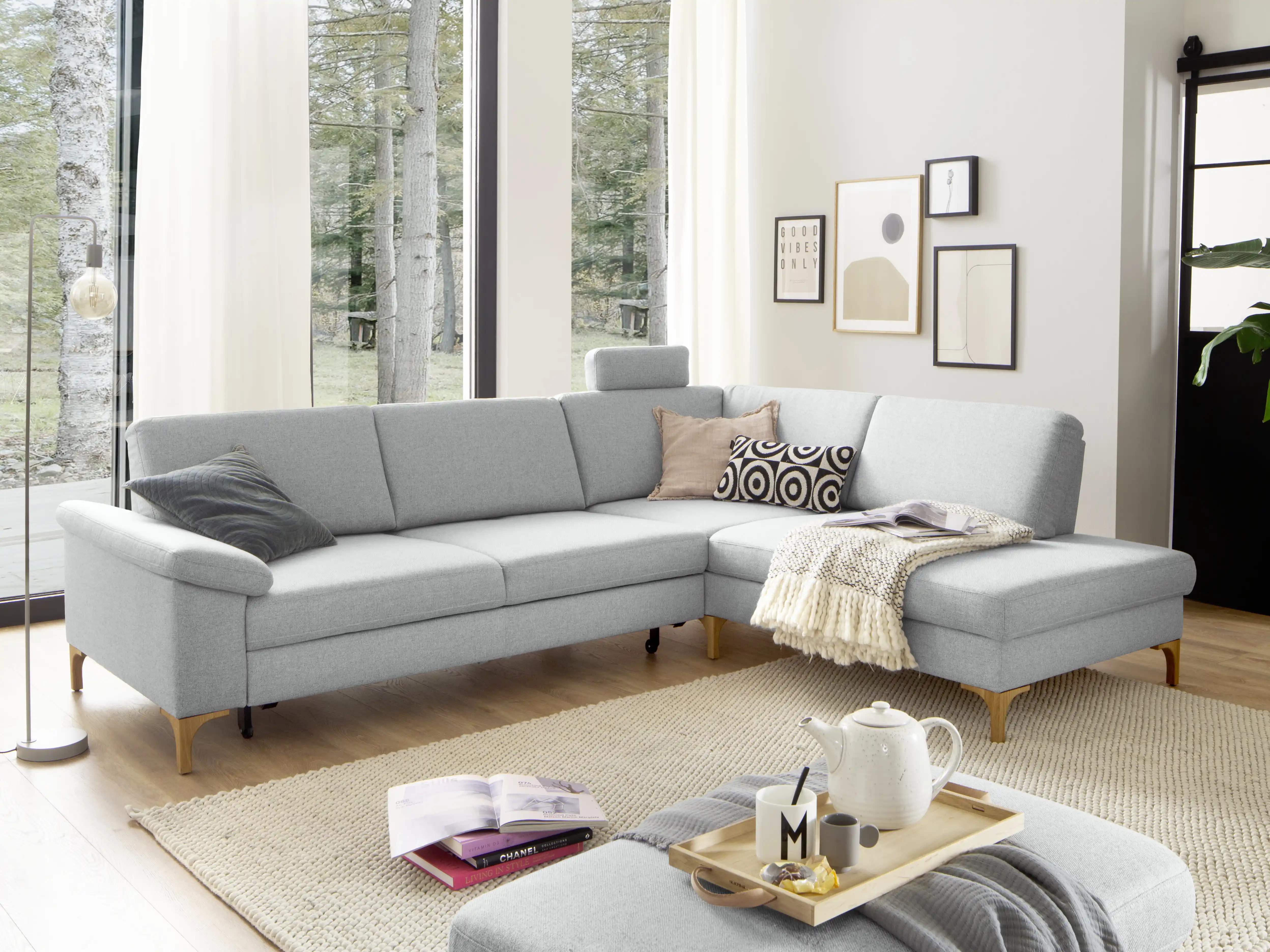 Ecksofa Cavriana VIII | Grau