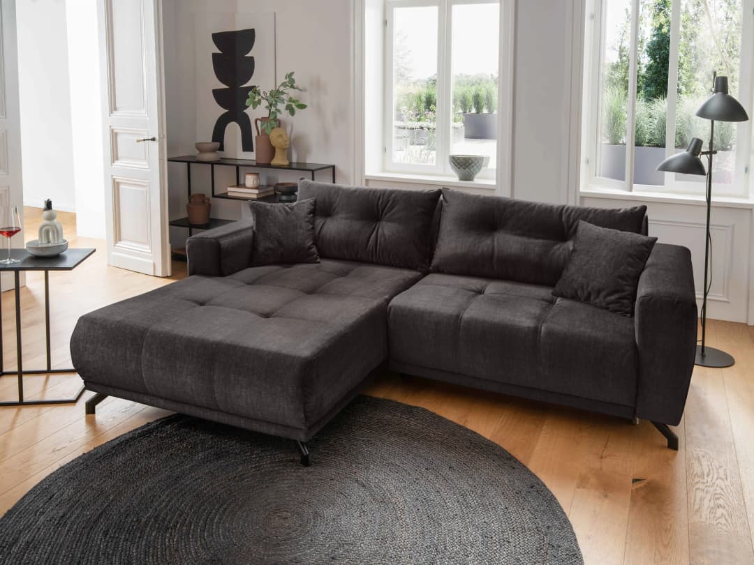 Ecksofa Birden II | Grau