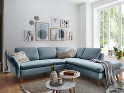 Ecksofa Grontario | Blau