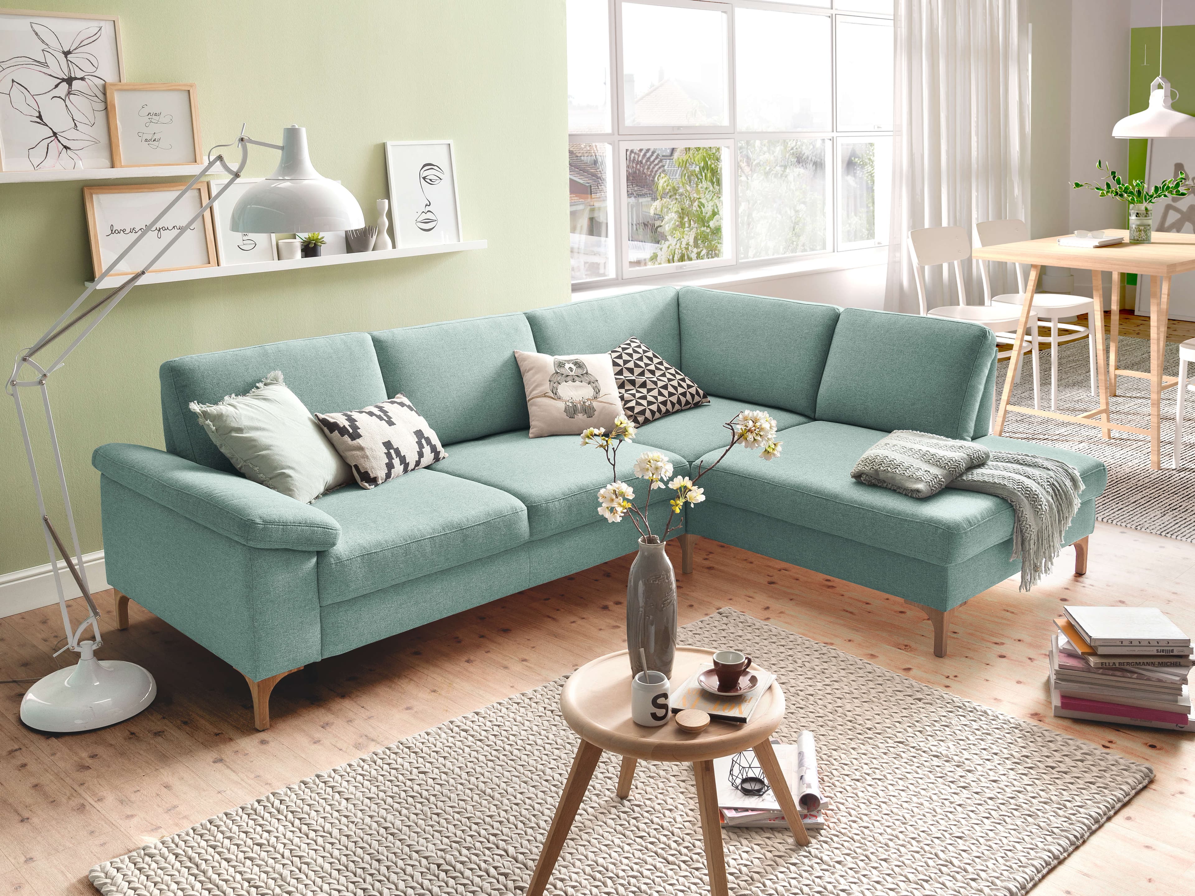 Ecksofa Cavriana | Türkis