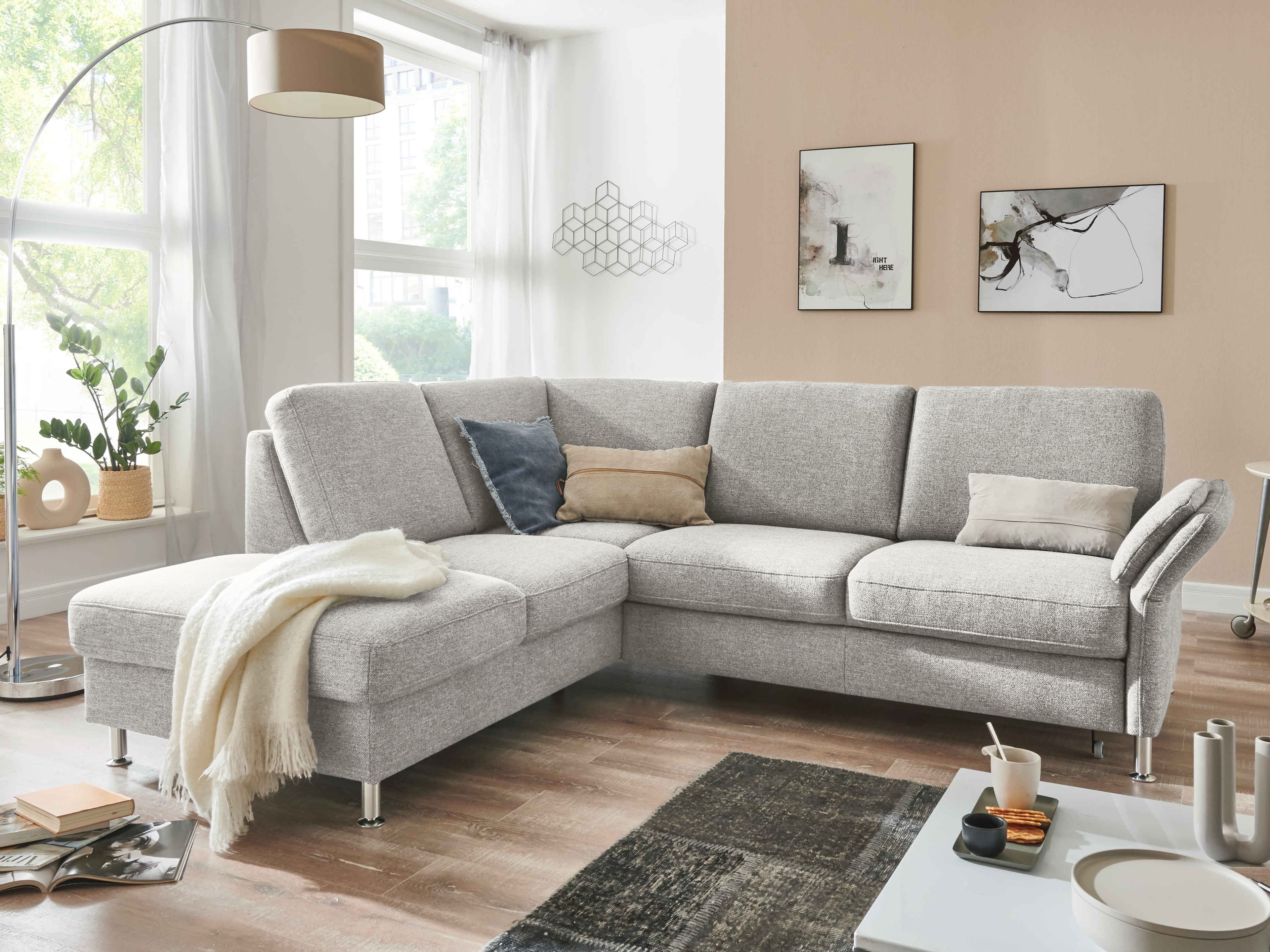 Ecksofa Zianodi | Grau