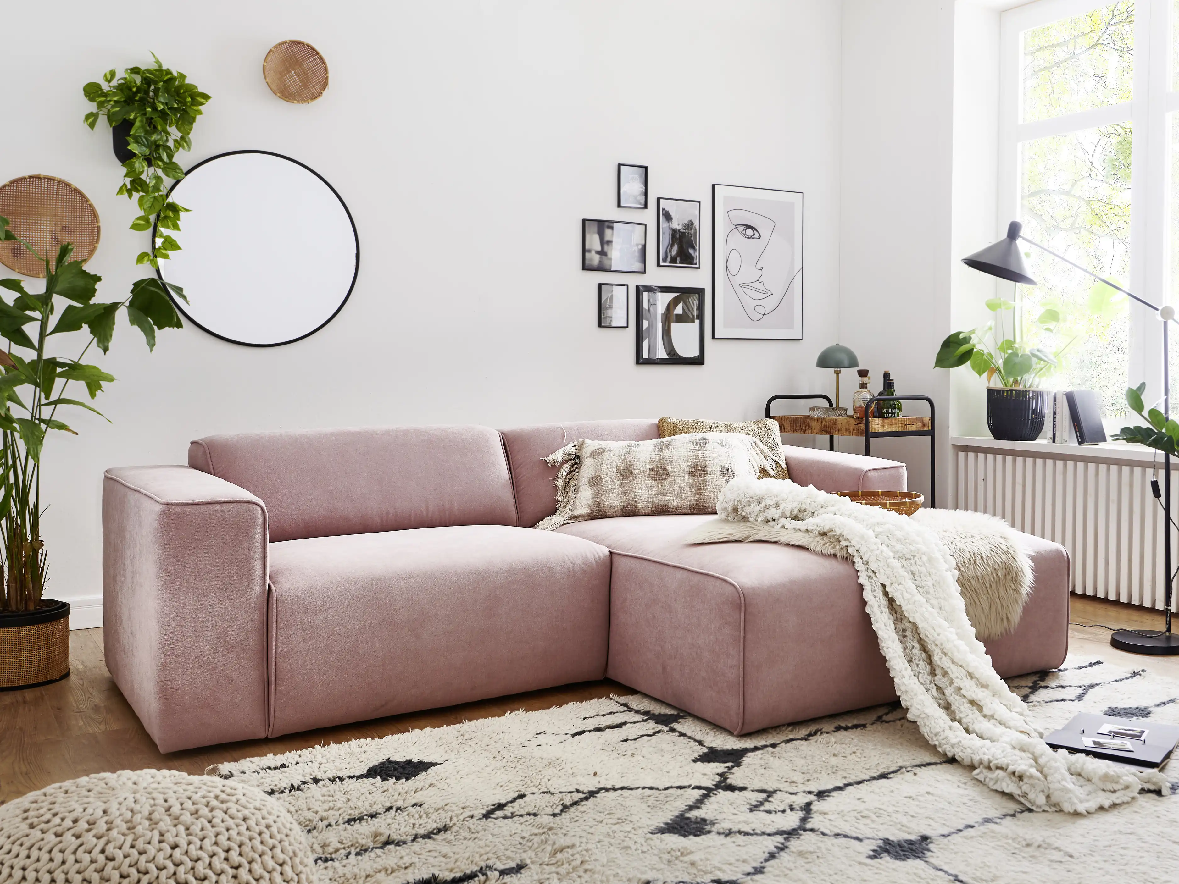Ecksofa Kaja | Rosa