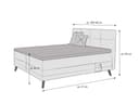 Boxspringbett Kalasca II | Grau 4