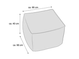 Polsterhocker Covo | Gelb