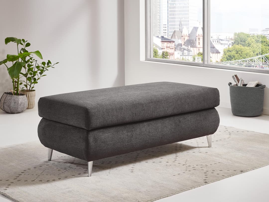 Polsterhocker Monno III | Blau