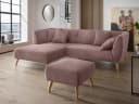 Ecksofa Birga II | Rosa