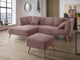 Ecksofa Birga II | Rosa