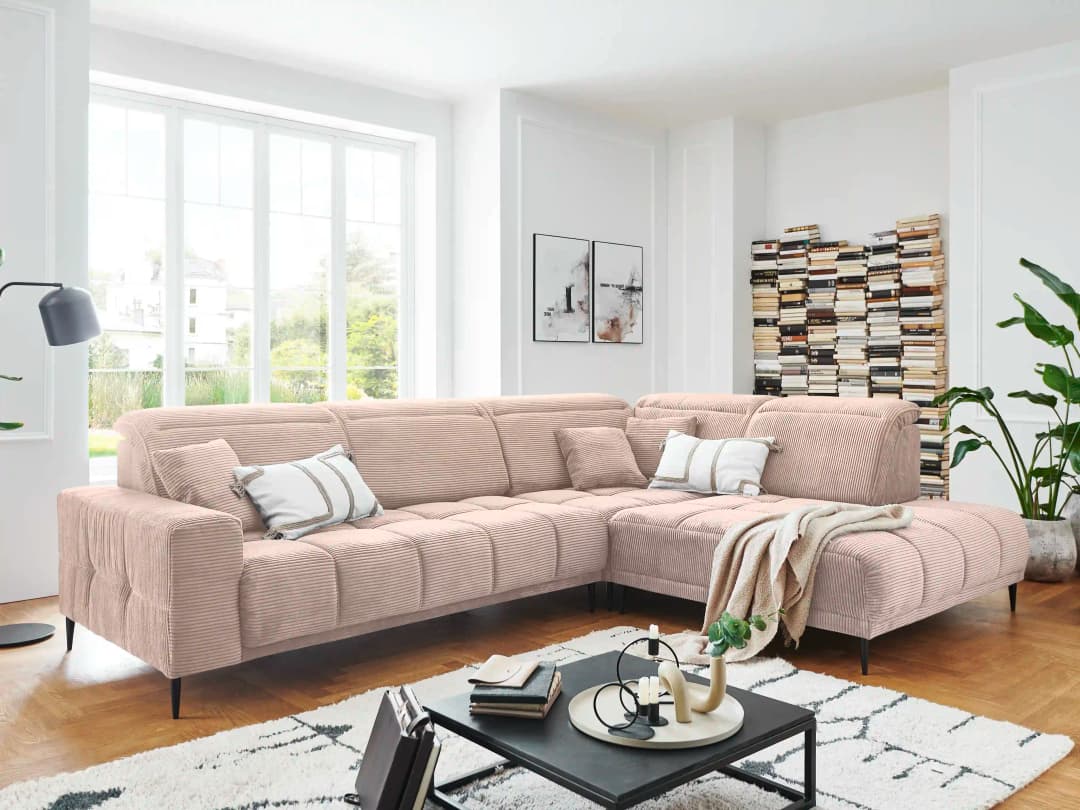 Ecksofa Irun IV | Rosa