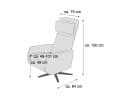 Relaxsessel Carmela II | Grau 4