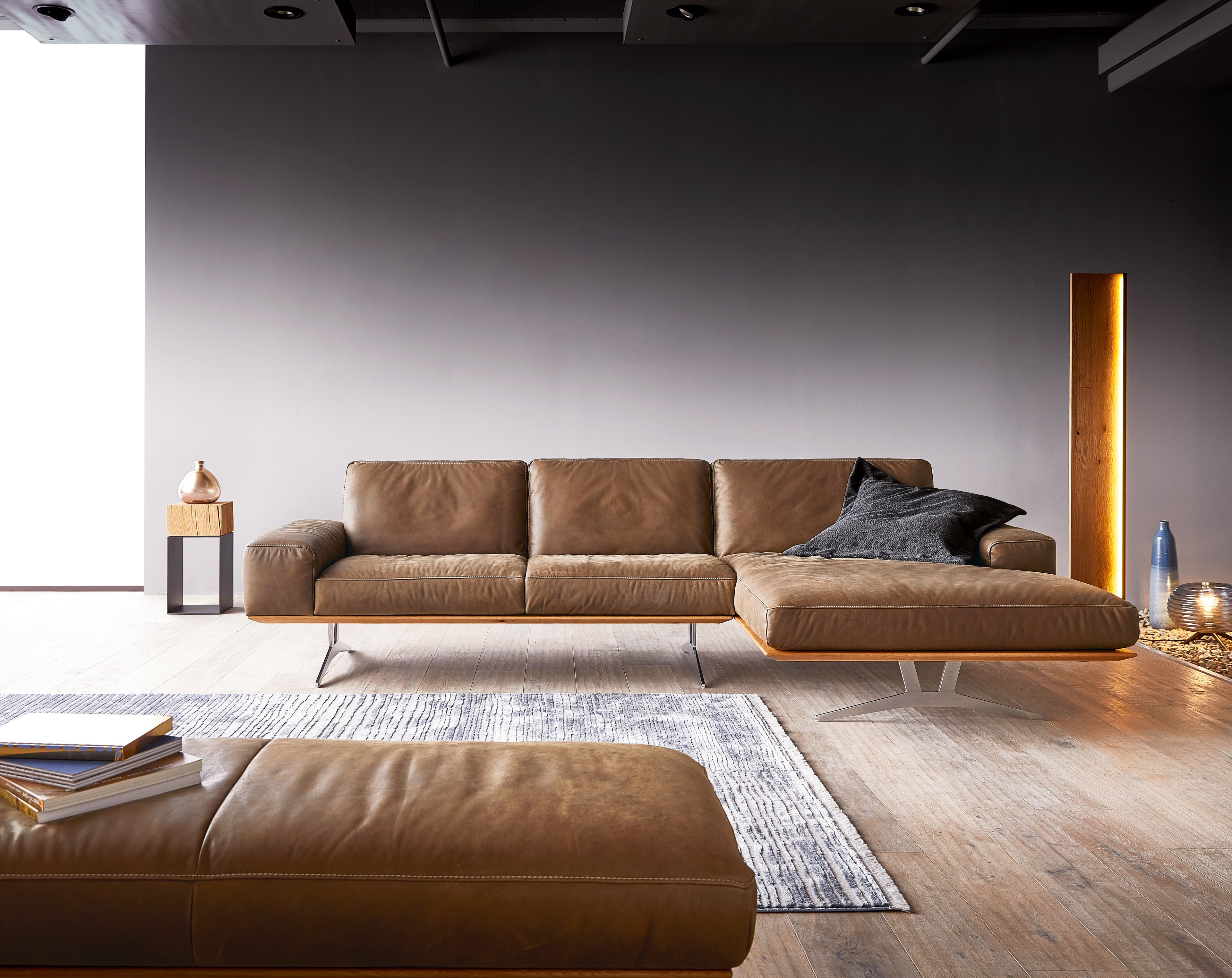 Koinor Ecksofa Hiero (FM) | Braun